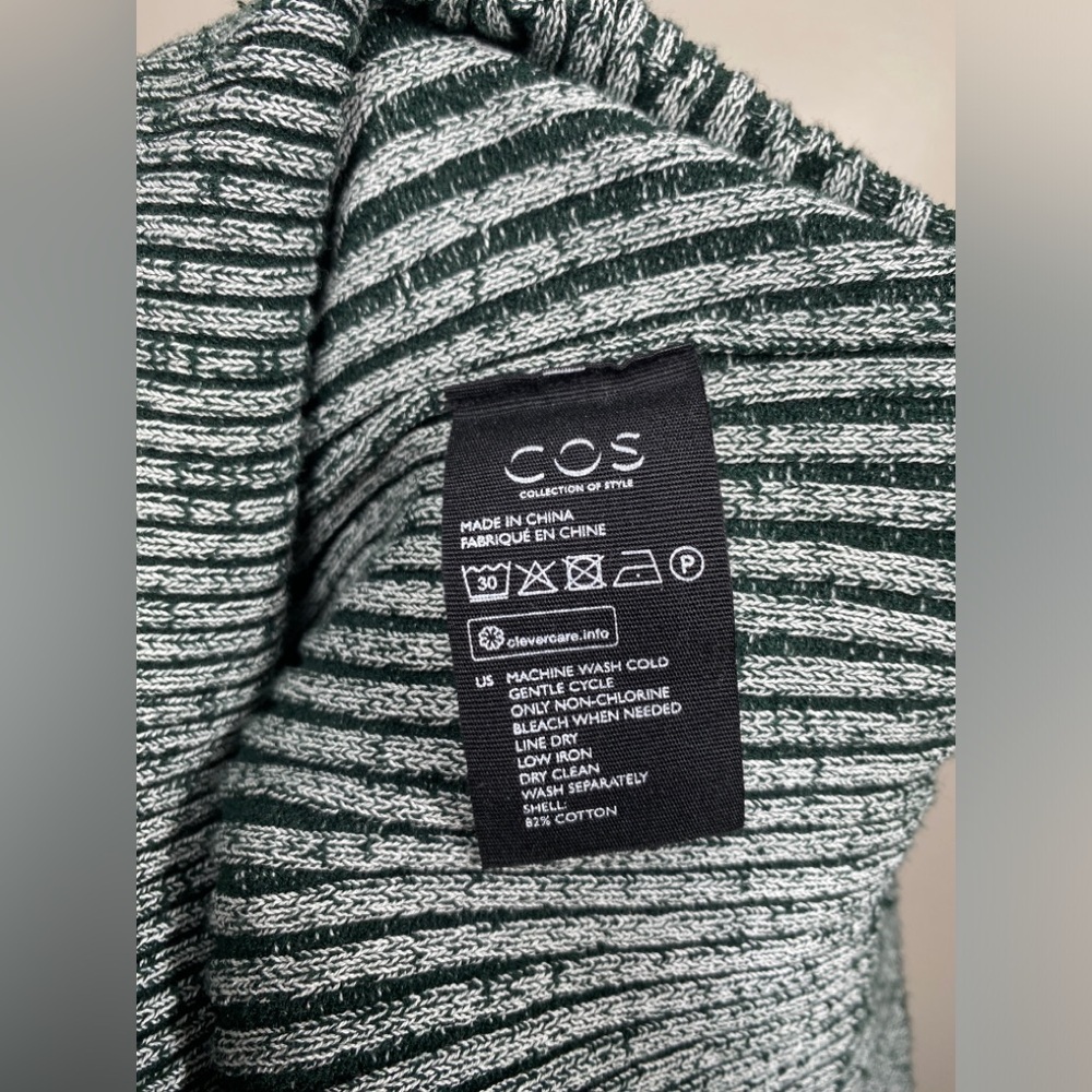 COS Ribbed Two Tone Sweater T-shirt - Picture 5 of 6